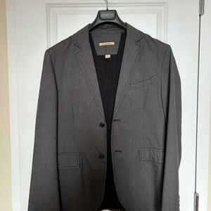 John Varvatos men’s lightweight fully lined sport jacket Slight gray pinstripe